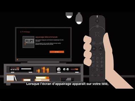 Appairage Télécommande Orange