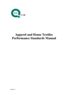 Read Apparel And Home Textiles Performance Standards Manual 2 1 