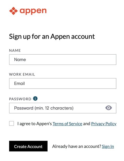 Appen Sign Up