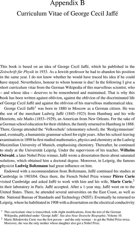 Appendix B Curriculum Vitae For Vgrs Technical Management