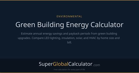 Appendix Building Energy Calculator Springer