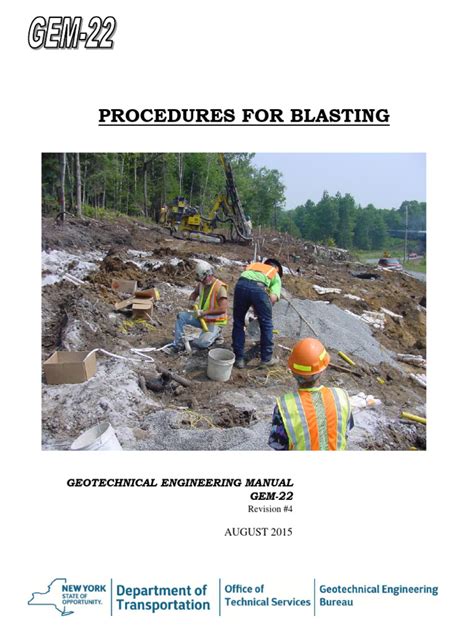 Appendix G Nysdot Blasting Procedures Wordpress