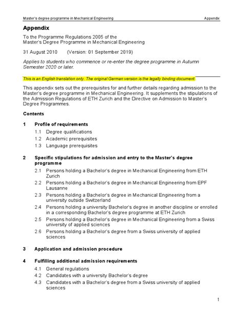 Appendix Of Mechanical Engineering Reference Manual