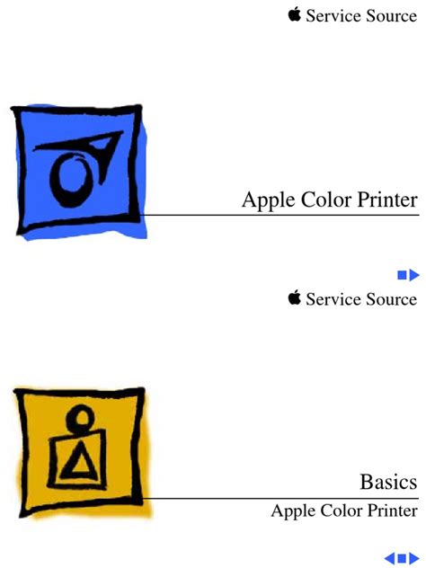 Apple Color Printer Service Source