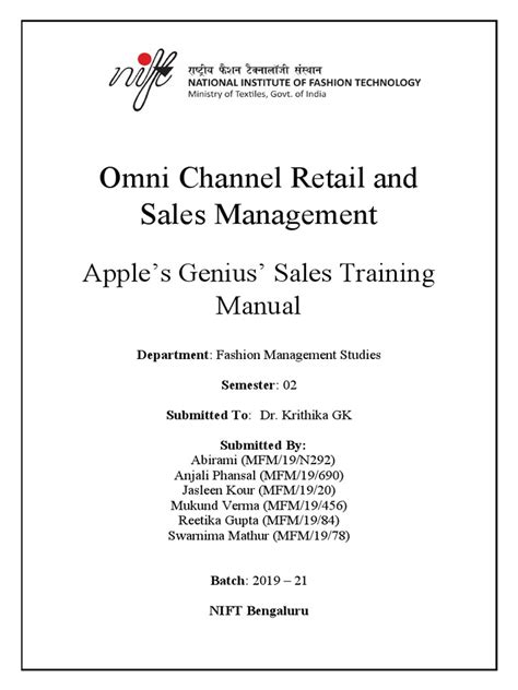Apple Genius Manual Full