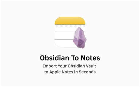 Apple Notes Or Obsidian For Medical School