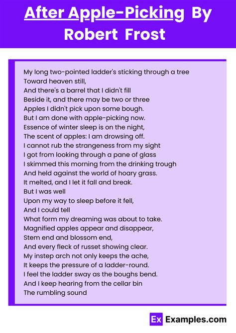 Apple Picking Poem
