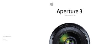 Read Apple Aperture User Guide 