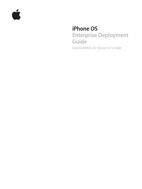 Download Apple Enterprise Deployment Guide 