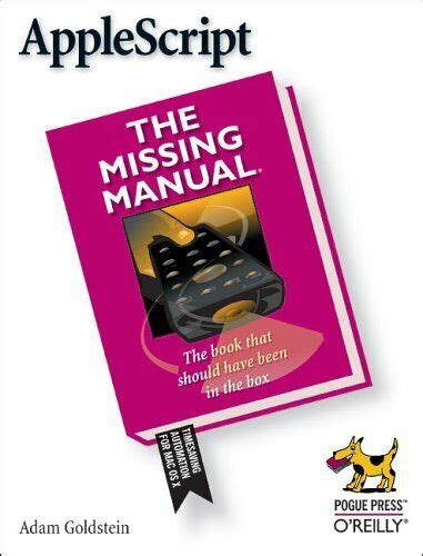 Read Applescript The Missing Manual Missing Manuals 