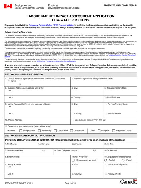 application for a labour market opinion lmo