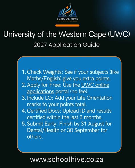 application for nursing at uwc for 2014