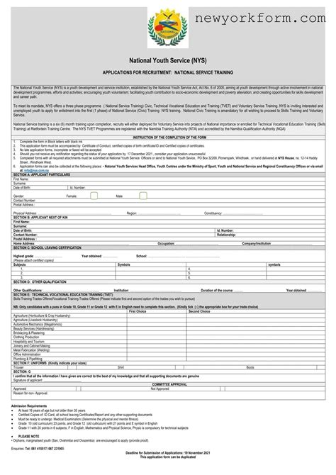Application For Nys Triple C Award Certificate