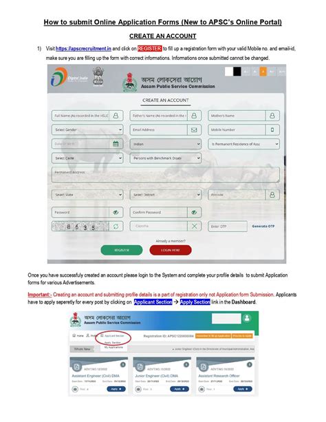 Application Form Apsc