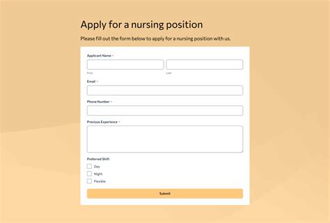 Application Form For 2015 Nursing