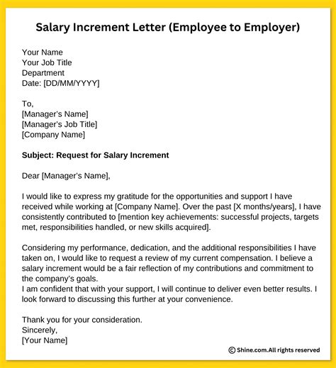application format for salary increment letter