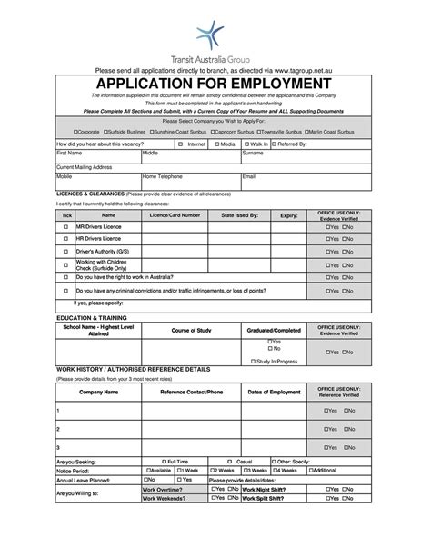 Application Forms 2015