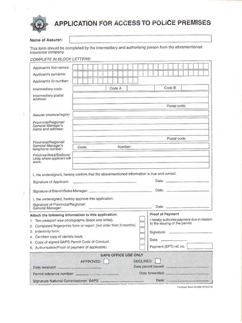 Application Forms Mpumalanga Saps 2014 Intake