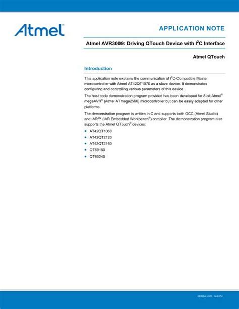 Application Note Atmel