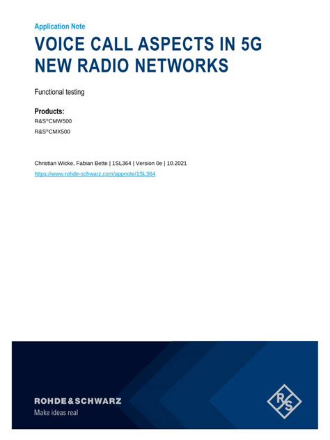 Application Note Contents Title Voice Quality Measurement
