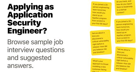 Application Security Engineer Interview Questions