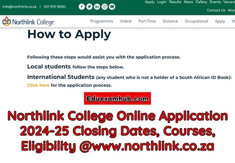 Full Download Application Aansoek Northlink College 