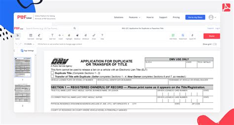 Download Application For Duplicate Or Paperless Title 