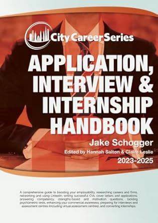 Download Application Interview Internship Handbook Paperback 2017 