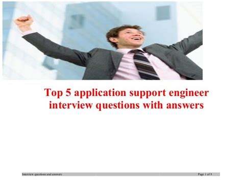 Full Download Application Support Engineer Interview Questions Answers 