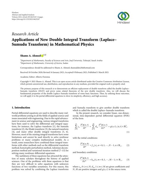 Applications Of Double Laplace Transform To Boundary Value