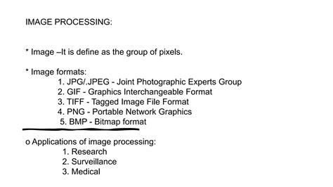 Applications Of Image Processing In Agriculture