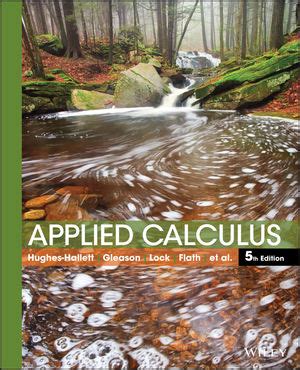 Applied Calculus 5th Edition By Hughes Hallett Deborah Lock Patti Frazer Gleason Andrew 2013 Paperback