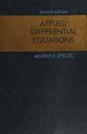 Applied Differential Equations Second Edition