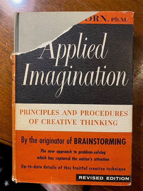 Applied Imagination Principles And Procedures Of Creative Thinking