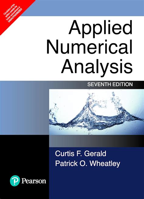 Applied Numerical Analysis 7th Edition Gerald
