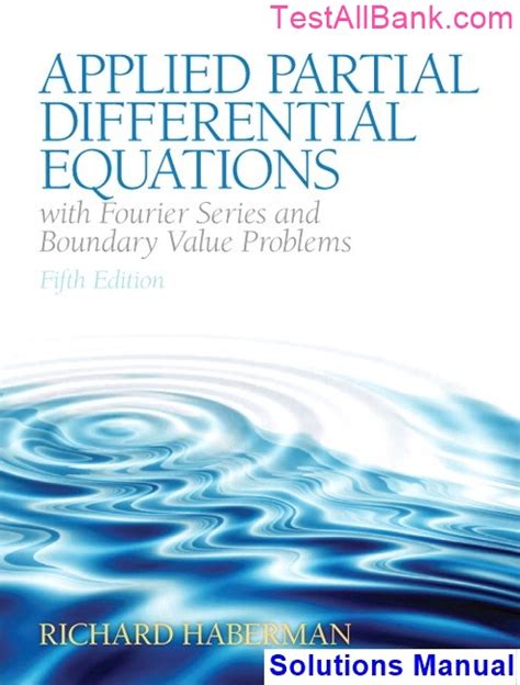 applied partial differential equations haberman solutions manual