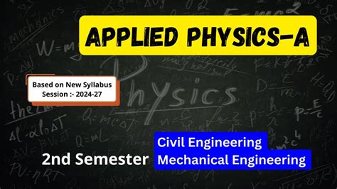Applied Physics Civil