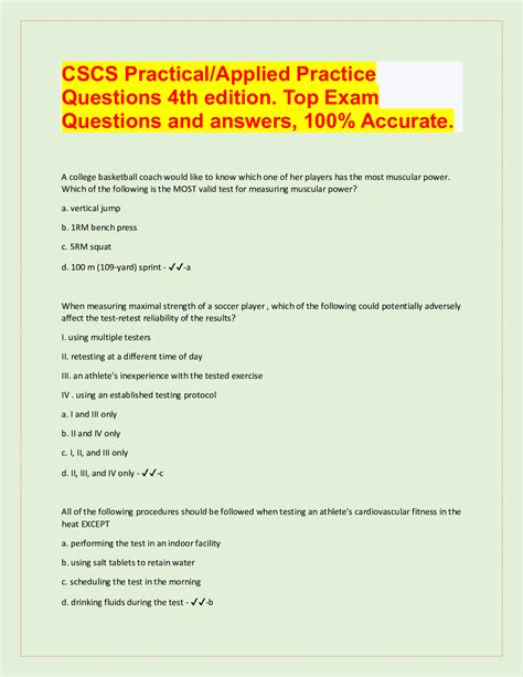 Applied Practice Answers