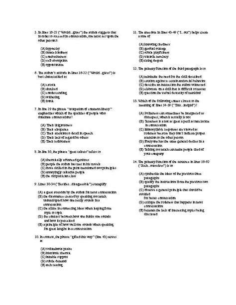 Applied Practice Passage Multiple Choice Dallas