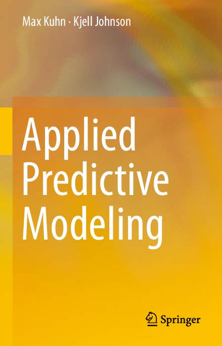 Applied Predictive Modeling Max Kuhn Pdf