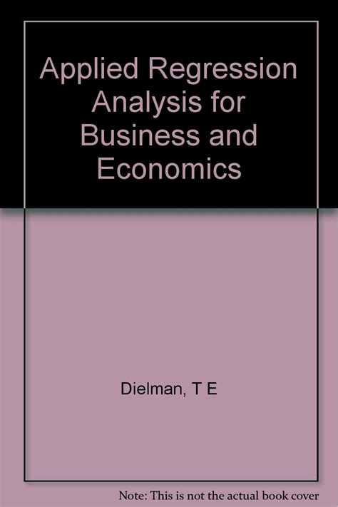 Applied Regression Analysis Dielman Pdf Wordpress