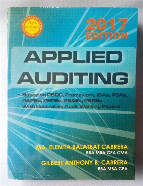 Read Online Applied Auditing By Cabrera Chapter 11 