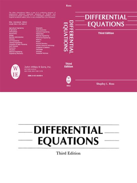 Download Applied Differential Equations 3Rd Edition 