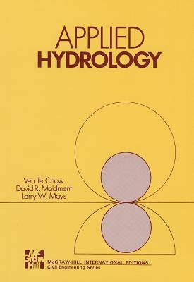 Full Download Applied Hydrology Ven Te Chow David R Maidment 