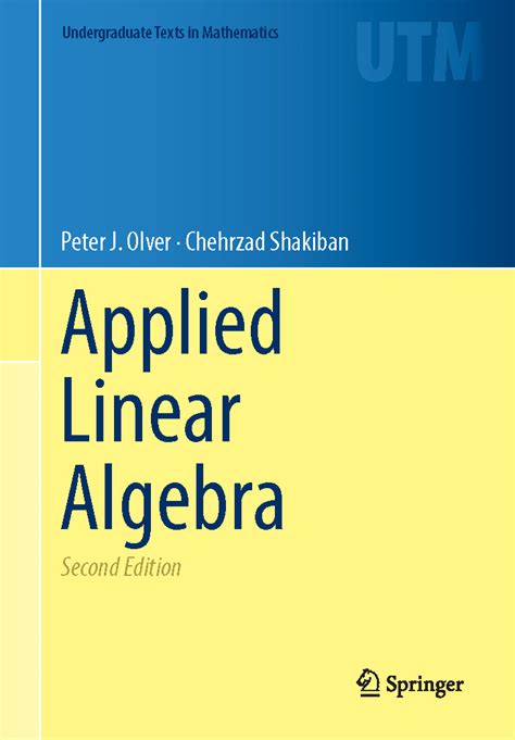 Full Download Applied Linear Algebra Olver Solutions 