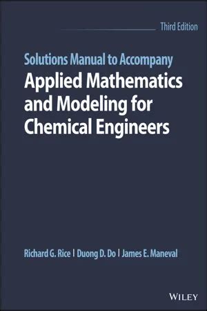 Read Online Applied Mathematics And Modeling For Chemical Engineers Solutions Manual Pdf 