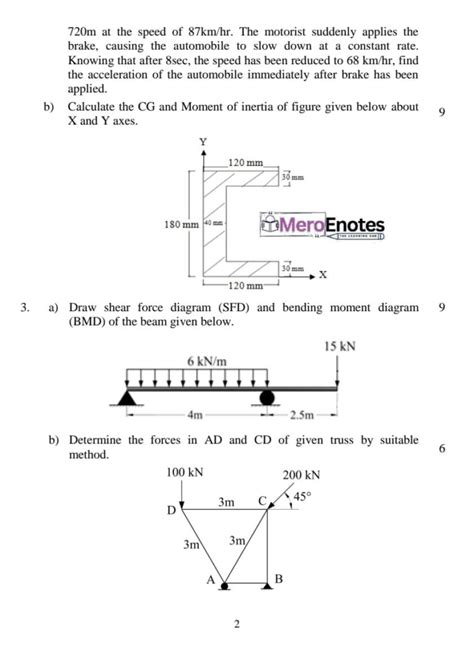 Full Download Applied Mechanics Question Papers 