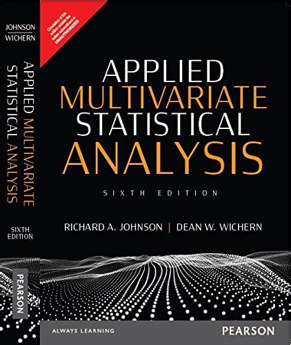 Read Applied Multivariate Statistical Analysis Johnson Solutions 
