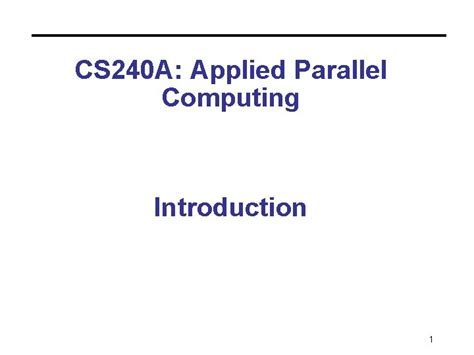Read Online Applied Parallel Computing 
