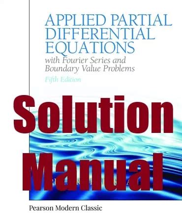 Full Download Applied Partial Differential Equations Solutions 